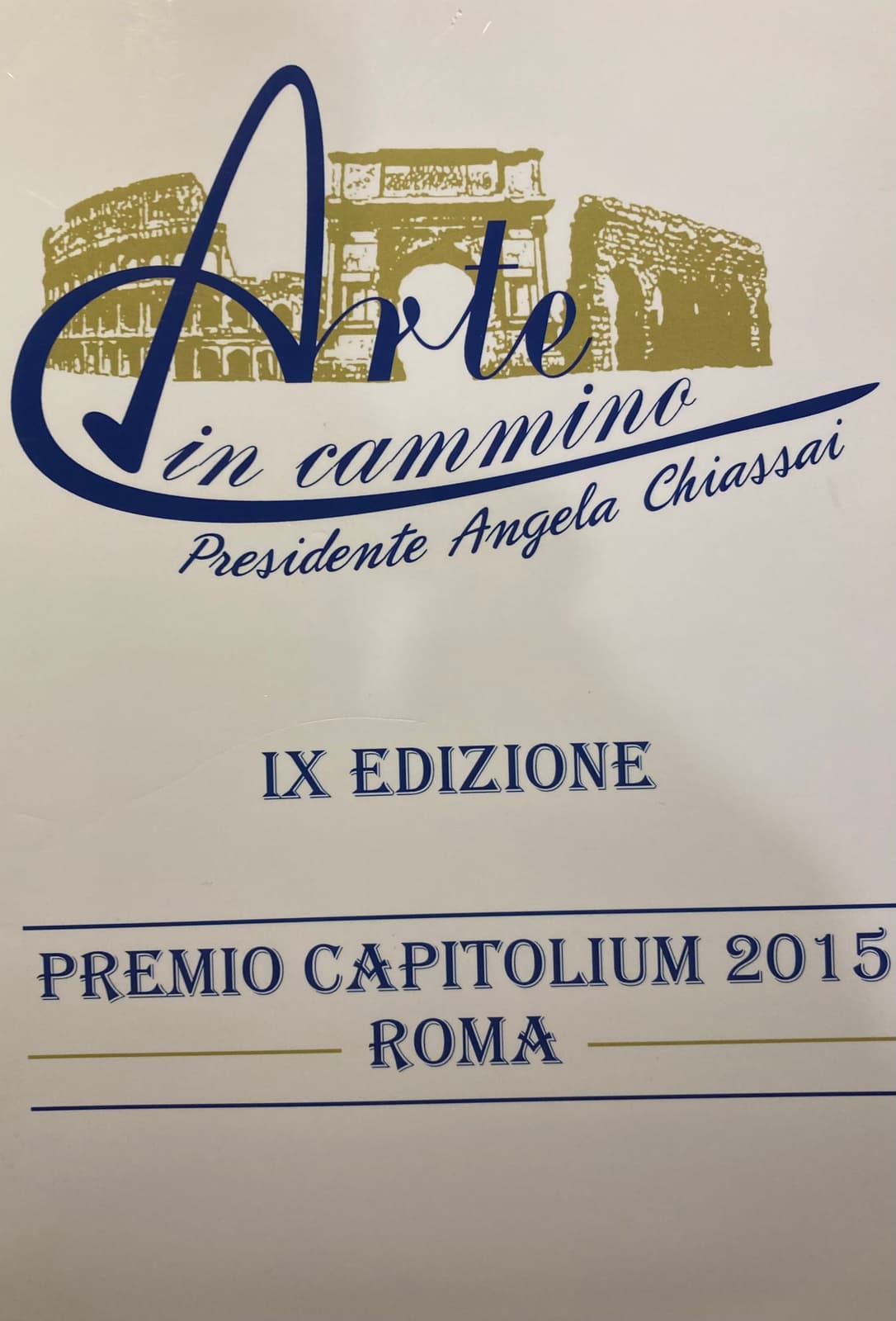 Premio Capitolium 2015