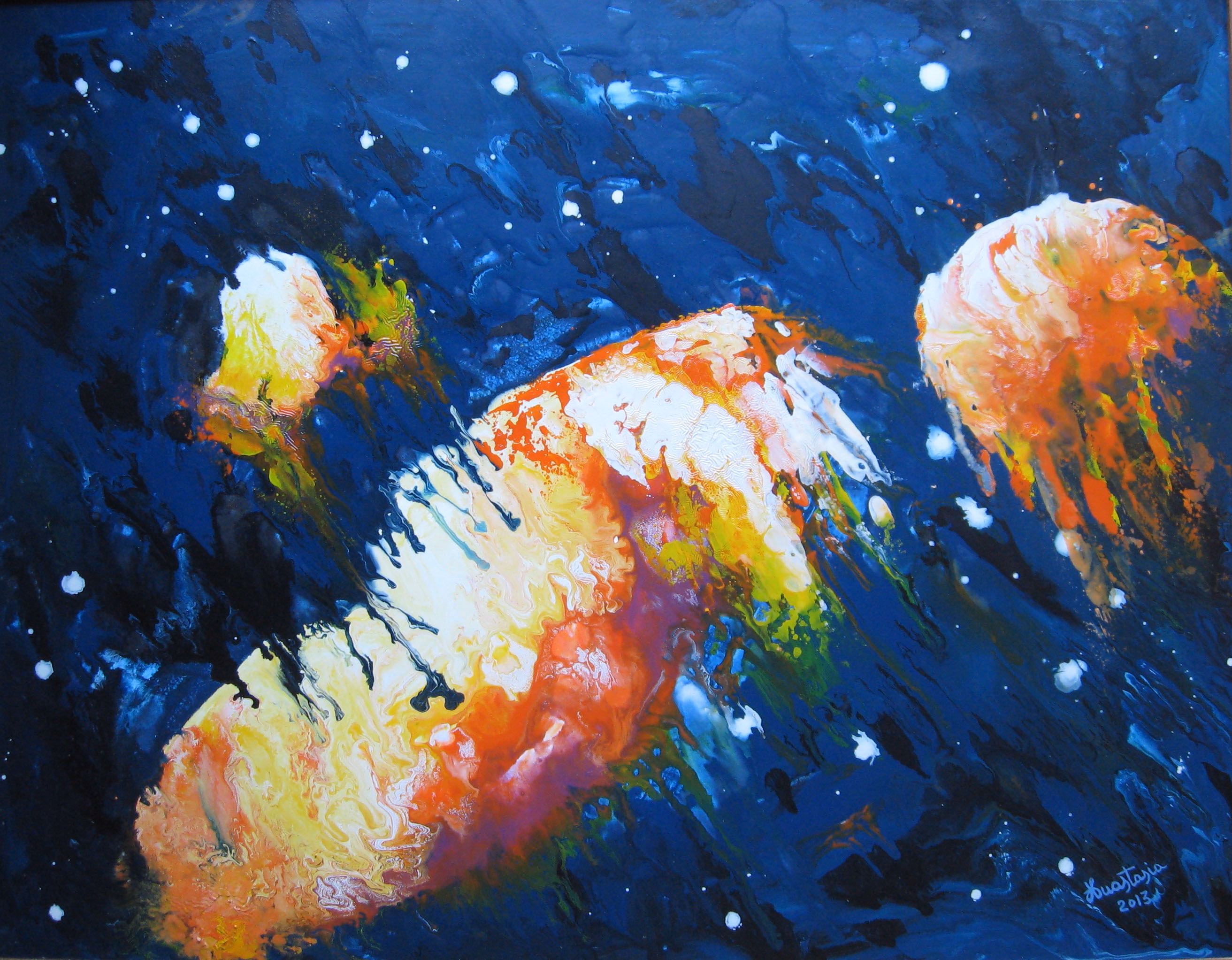 Nebulosa illuminata dalle stelle