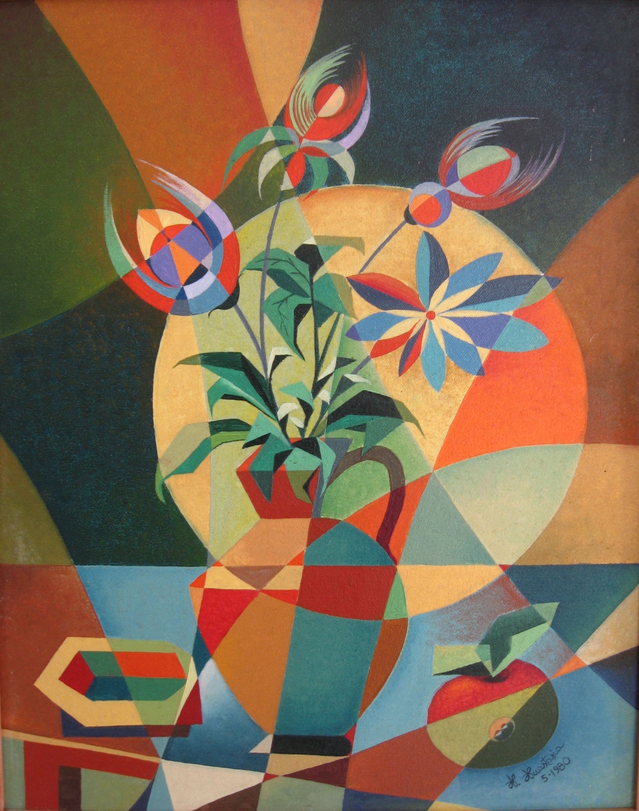 Brocca con fiori